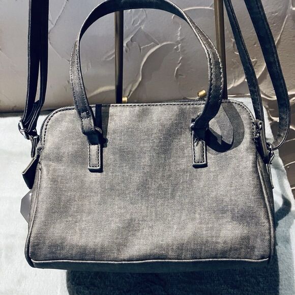 MultiSac Women's Dark Gray Crossbody Dual handles Purse NWT - Picture 9 of 12